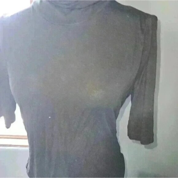 Shein Womans Black Turtleneck Size XL (12) - Picture 3 of 10